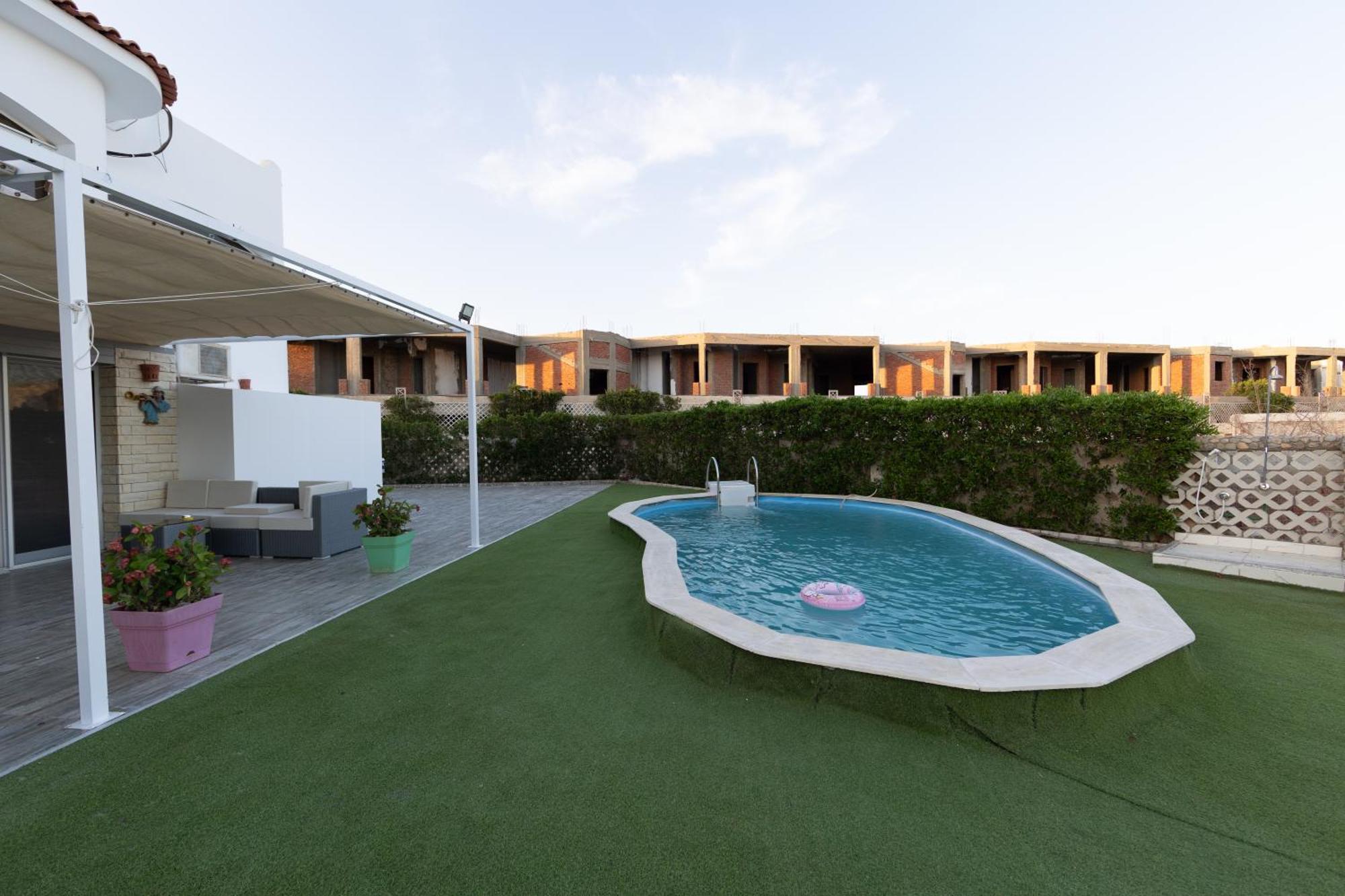 Aden Beach - Sea View Room With Beach Access In Villa Hurghada Exterior foto